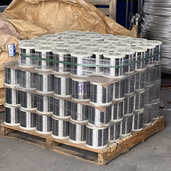 1.0mm 1.2mm Soft Reinforcement Stainless Steel Binding Wire A475 1*19 Wire for Underground Steel Cables Strand 1.44mm