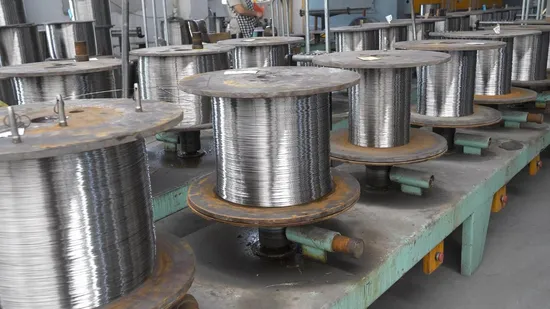 1.0mm 1.2mm Soft Reinforcement Stainless Steel Binding Wire A475 1*19 Wire for Underground Steel Cables Strand 1.44mm