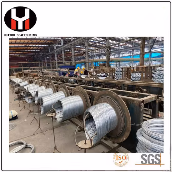 Lien en acier galvanisé Wire Mesh Gi fil de fer pour clôture à maillons de chaîne